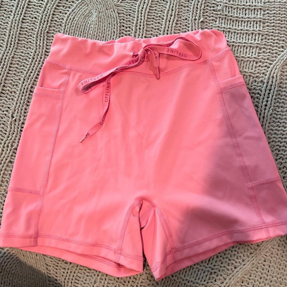 Pink aerie shorts